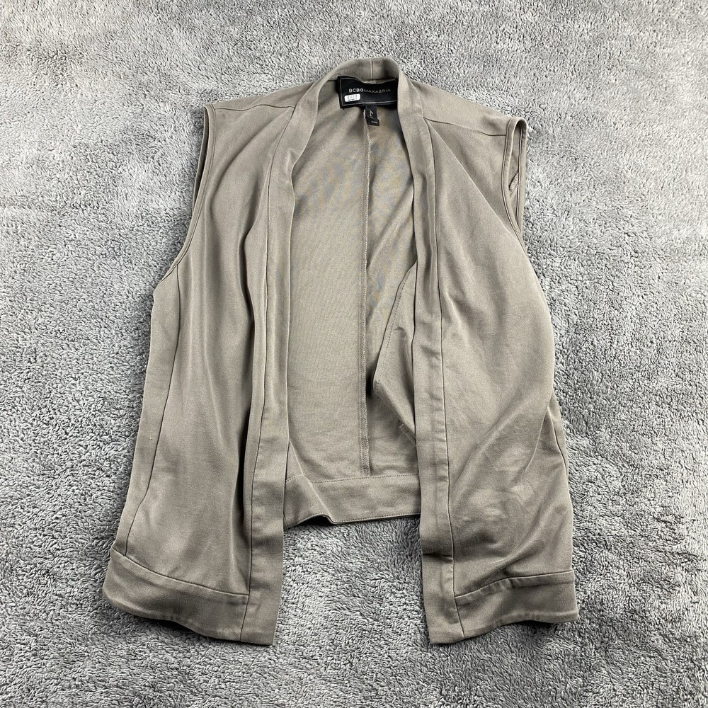 BCBG MAX AZRIA Open Front‎ Cardigan Womens XXS Beige